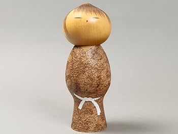 Amazon.co.jp: NkII 創作こけし 渡辺正雄 無心 置物 : おもちゃ