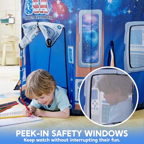 Image of Joyin Space Design Play Tent for Kids - Imaginative Play Tent with Interactive Space Game Motif