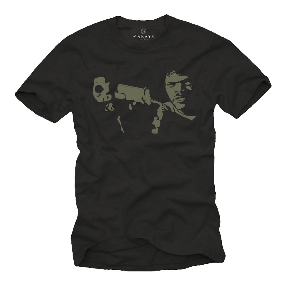 MAKAYA Maglietta Uomo Nera - Pulp Fiction