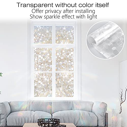 Rabbitgoo A015-45-02 Window Privacy Film, Decorative Window Clings thumb #6