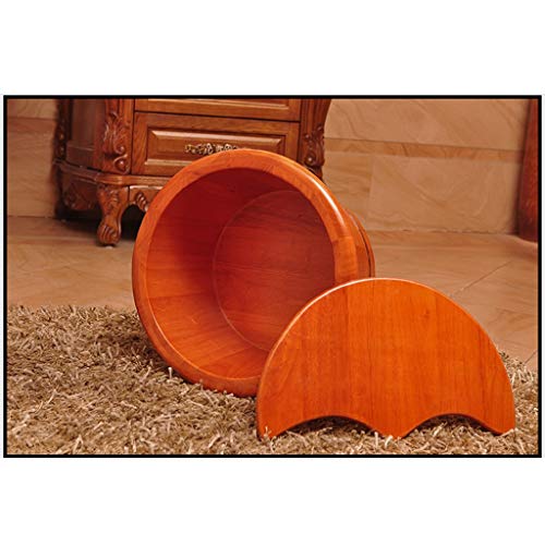 Bañera de pies de madera duradera oak 41 cm miniatura 3