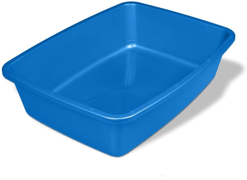 Caixa de Areia Convencional para Gatos Van Ness de Polipropileno Blue Medium