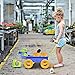 Dimple Garden Wagon & Tools Toy Set Premium 15 Pcs Kids Gardening Tools & Wagon Toy Set - Sturdy & Durable - Top Yd, Beach, Sand, Garden Play Set - Great for Kids & Toddlers