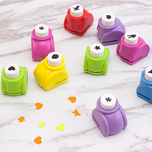 Lgege 10 Pcs Paper Punch Handmade Hole Puncher Paper Craft Card Scrapbooking Many Shapes Great Childeren's Gifts #TOP5