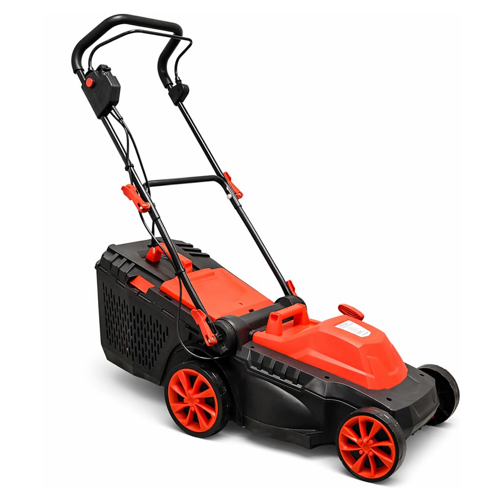 Vertex Kosiarka Elektryczna VKE2000, 2000W, Szerokość Cięcia 36cm, 5-Stopniowa Regulacja Wysokości 20-70mm, Kosz 50L, Do Ogrodu