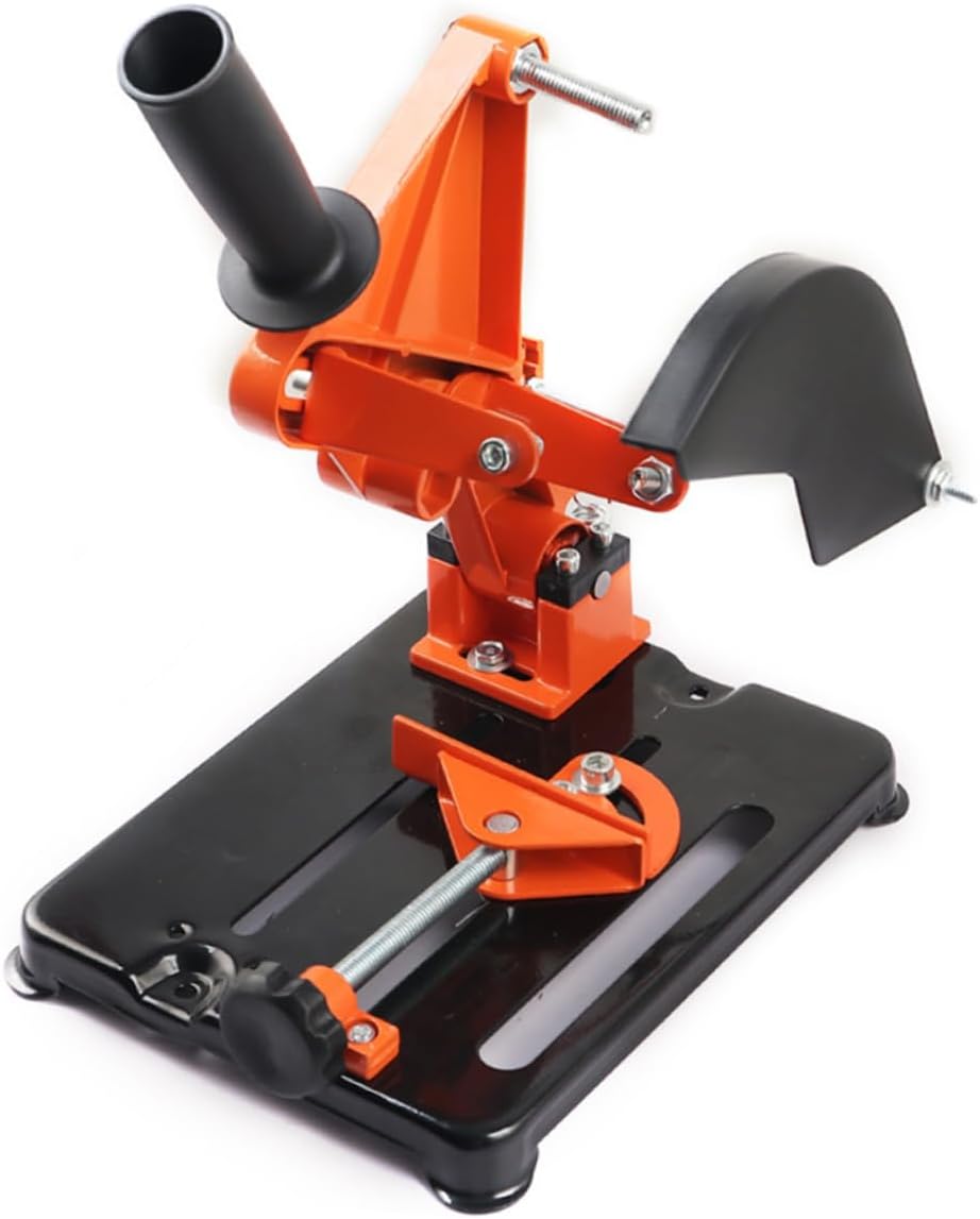 Veemoon 1set Angle Bracket Holder Cutting Stand Multi-Functional Design Aluminum Alloy and Iron Base for Workshops and Construction Sites