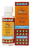 Tiger Balm Liniment, 2 oz. – Sore Muscle and Joint Relief Liniment Oil – Back Relieving Oil – Topical Joint Discomfort Relief