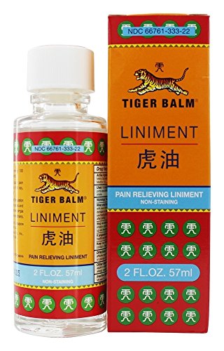 Tiger Balm Liniment, 2 oz. &ndash; Sore Muscle and Joint Relief Liniment Oil &ndash; Arthritis and Back...