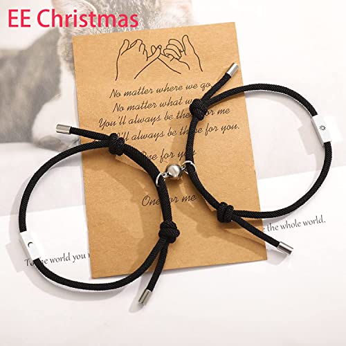 Magnetic Bracelets For Couples Sun And Moon Magnet Connecting Bracelet Mutual Attraction For Women Men Best Friends Relationship Matching Lovers Boyfriend Girlfriend #TOP1