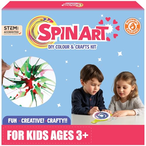 Butterfly EduFields Spin Art & Craft Kit for Kids | Educatio...