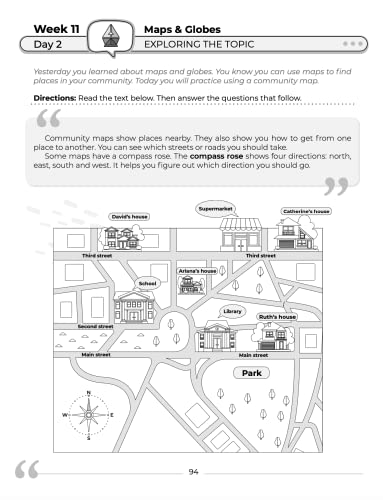2nd Grade Social Studies: Daily Practice Workbook | 20 Weeks of Fun Activities | History | Civic and Government | Geography | Economics | + Video ... Each Question (Social Studies by ArgoPrep) - Image 6