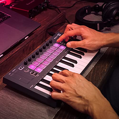Novation FLkey Mini — clavier maître MIDI USB portatif de 25 touches avec intégration de FL Studio pour la production… - Les Beatles, Paul McCartney, John Lennon, RIngo Starr, George Harrison Novation FLkey Mini — clavier maître MIDI USB portatif de 25 touches avec intégration de FL Studio pour la production… – Image 6