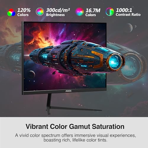 Image of Z Z-EDGE 24.5 Inch Gaming Monitor, 400Hz, 1920x1080 FHD, AG25S 1ms Response Time, FreeSync, IPS Display, Black, Desktop Stand Mount