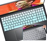 2PCS Keyboard Cover for Dell Inspiron 15-3510 3511 3515 3525 7510 5510 5515 5518 & Inspiron 16 7610, Dell Vostro 15 3510 5510 5515 15.6', Dell Latitude 3520 Accessories Protective Skin