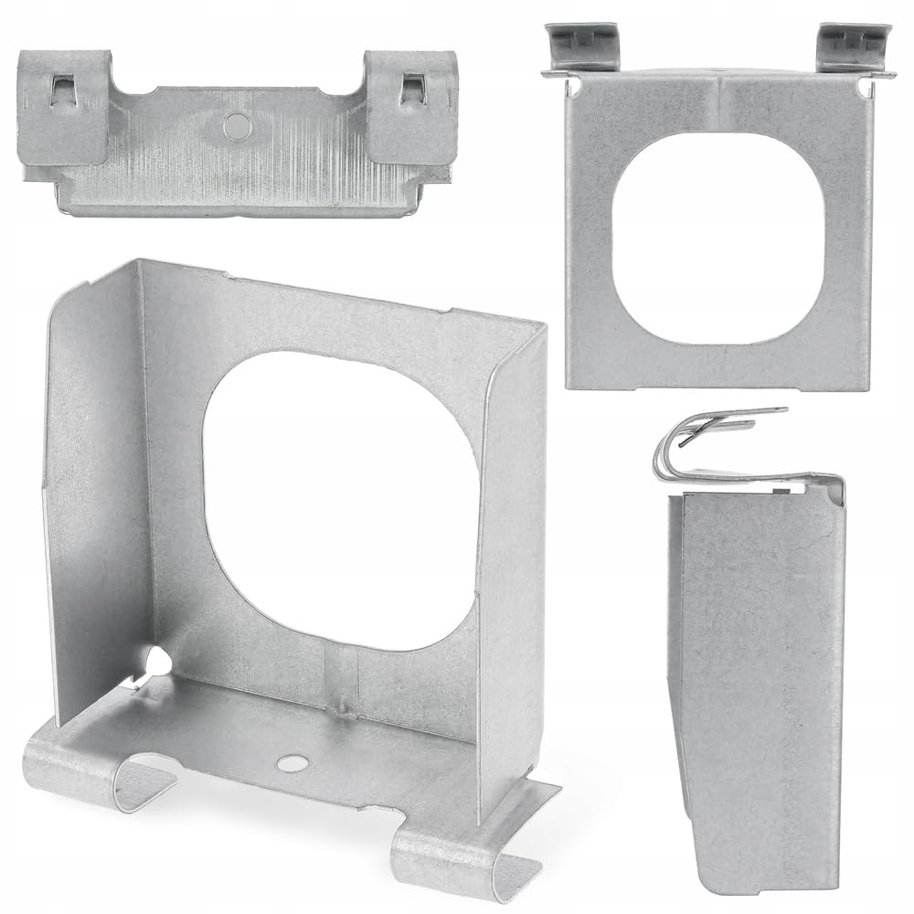 Klimas Silver Agrohit Ceiling Mount Metal Connector, Pack Of 100, Cd Profiles 60/27 Drywall