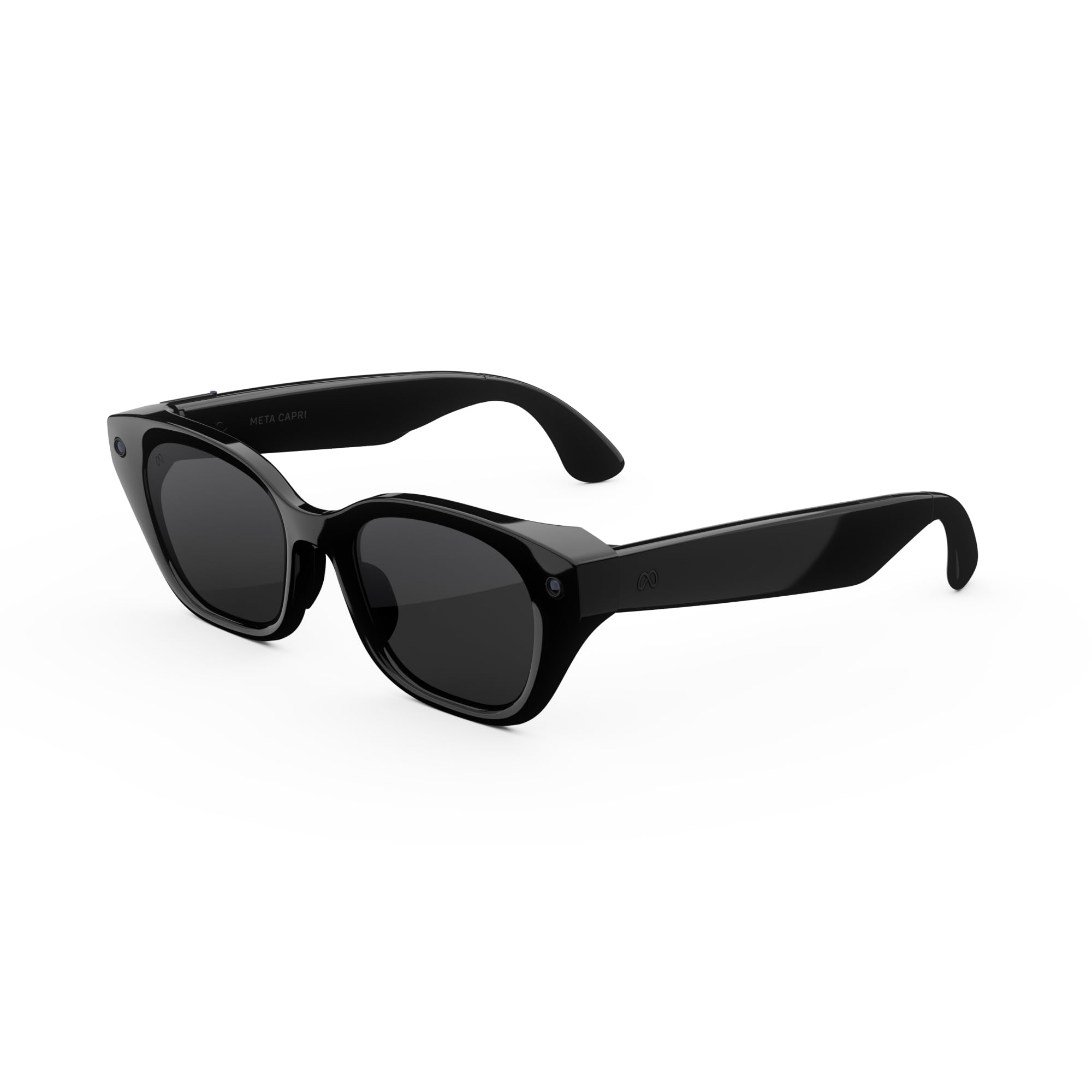 Meta Glasses, Capri AI Glasses, Espresso Tortoise, Clear Lenses
