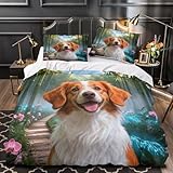 【Idées cadeaux】 Parure de lit en microfibre douce, si vous recherchez Noël, le Nouvel An, les vacances et les anniversaires pour votre famille et vos proches, ce lit est définitivement un excellent choix.