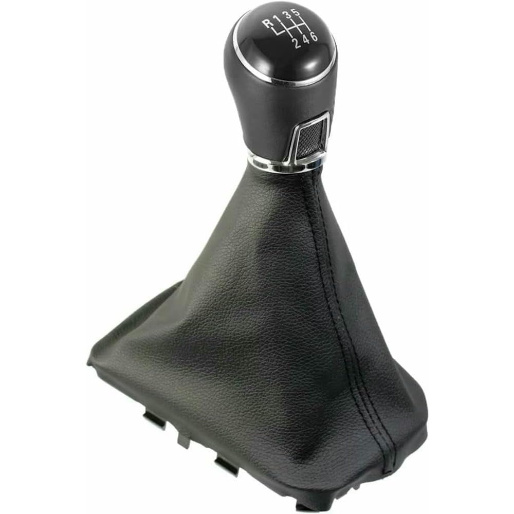 GZNBB Car Manual Gear Shift Knob Boot Cover Gaiter Lever Shifter Handle Stick, for Seat Ibiza 6F for Arona KJ 2017-2025