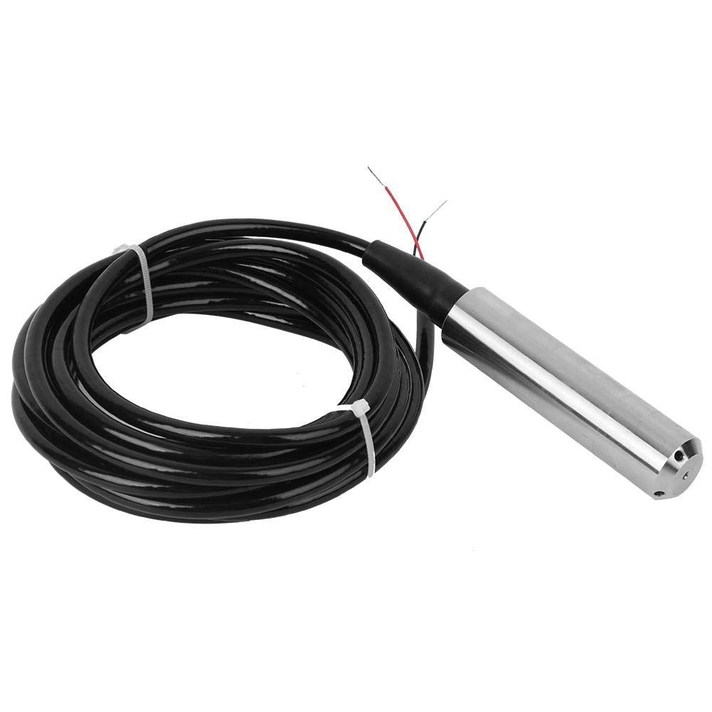 Sensore di livello del liquido, rilevatore del sensore di livello dell'acqua del trasmettitore di livello del liquido 12-32V, acciaio inossidabile 304, impermeabile IP68,4-20mA(0-2m)