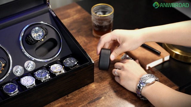 Leanschi watch winder 1 horloge - tachymeter design