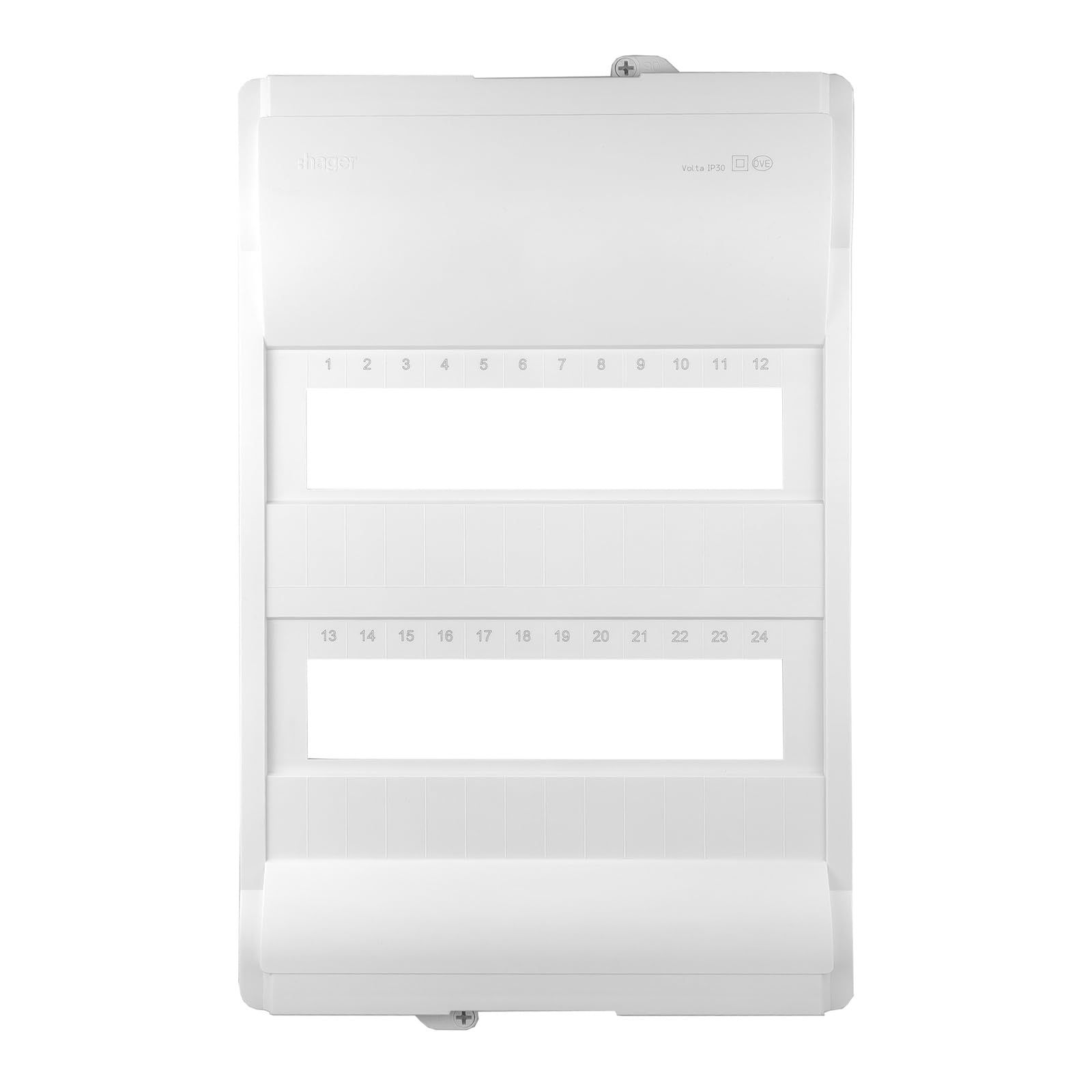 Hager hagvu 24at Up Petit répartiteur 24te IP30, 2 rangées