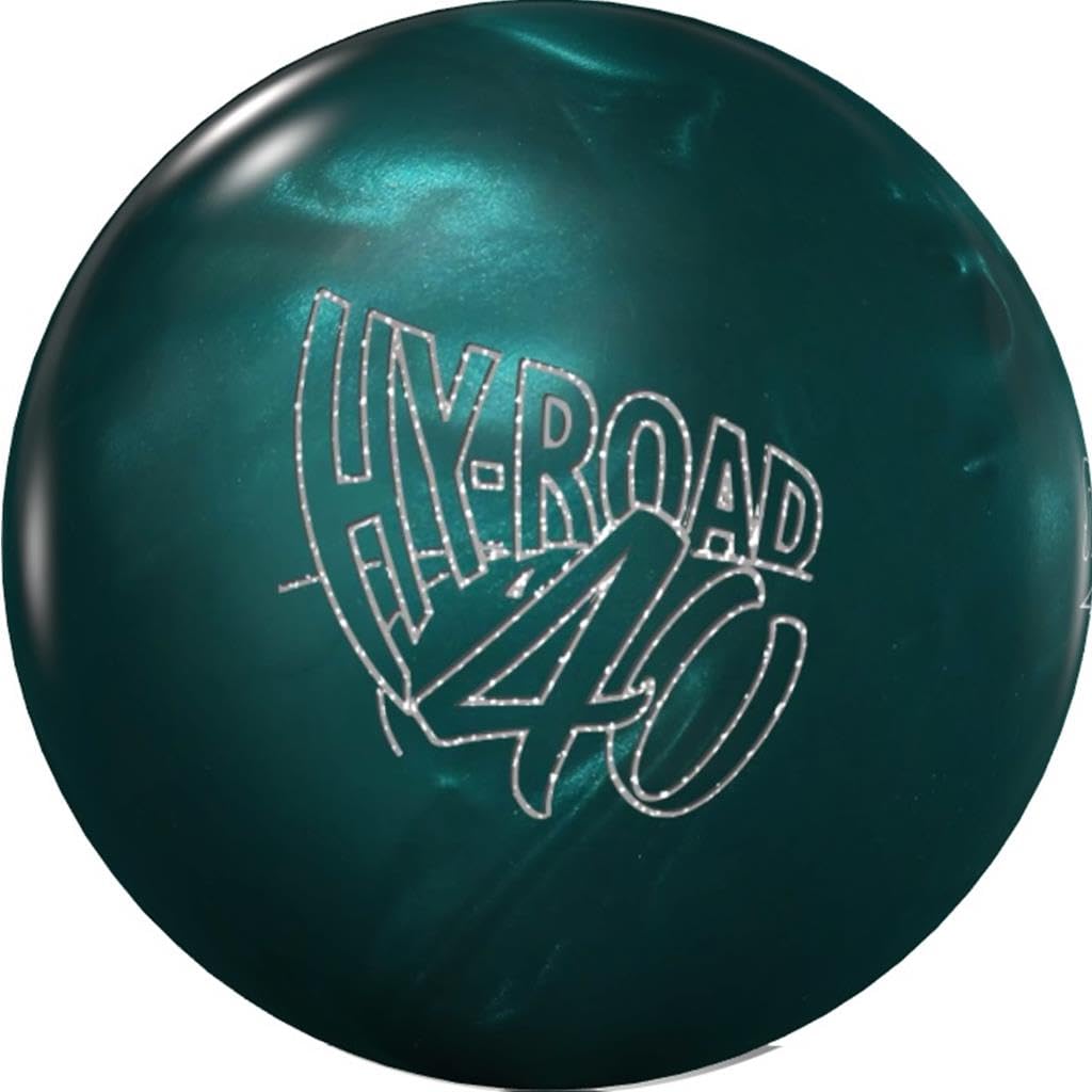 Storm PRE-DRILLED Hy-Road 40 Bowling Ball - Teal (This Item Includes a Free Bowlerstore Rubber Shammy- Colors Will Vary for The Shammy) 12lbs