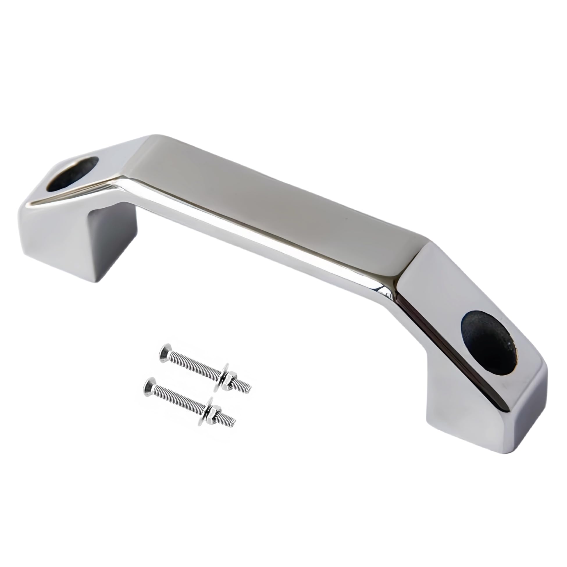 1PC Heavy Duty Handles Solid 304 Stainless Steel Drawer Cabinet pulls knob Bows Door Window Toolbox Handle Hardware (The Distance Between Two Holes 100mm，1PC)