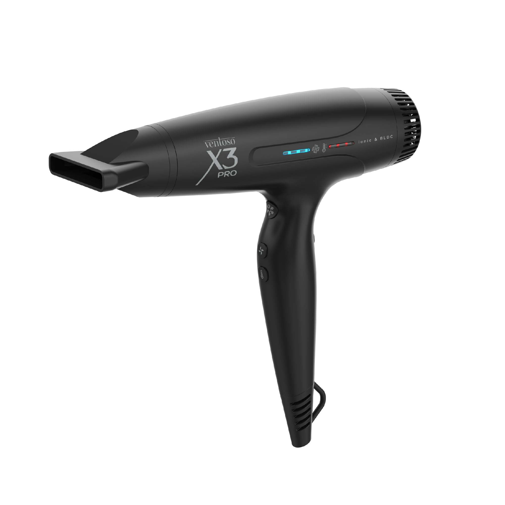 Ventoso X3PRO Yeni Nesil Dijital Fön Makinesi 2400 Watt İyonik Teknoloji Kömürsüz Motor