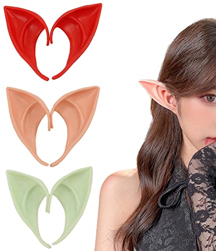 2 Paia Orecchie da Elfo, Orecchie da Fata, Cosplay Orecchie da Elfo, Orecchie a Punta in Lattice, Mitiche Orecchie da Elfo, Folletto Cosplay 2 Paia Orecchie da Elfo, Orecchie da Fata, Cosplay Orecchie da Elfo, Orecchie a Punta in Lattice, Mitiche Orecchie da Elfo, Folletto Cosplay