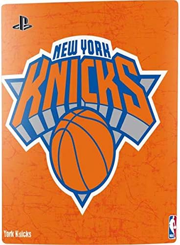 Miniatura 10 de Skinit Calcomanía para juegos compatible con consola y controlador PS5, diseño de logotipo secundario negro de los New York Knicks de la NBA