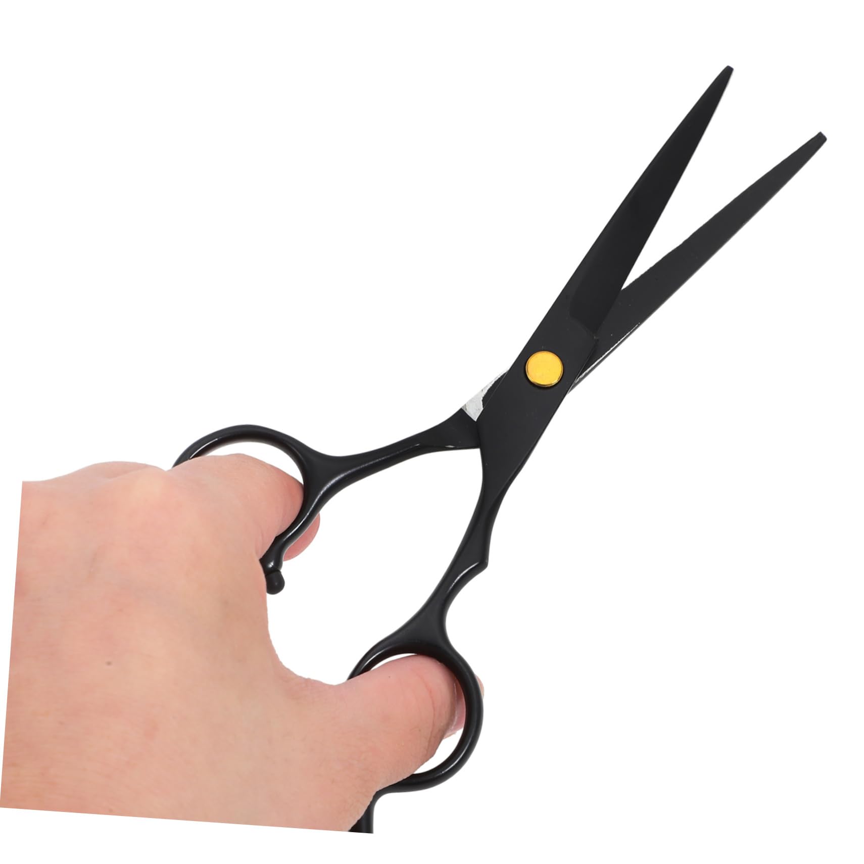 VALICLUD Tijeras para Cortar el Pelo de Peluquería Kit de Tijeras Hogar Herramientas de Corte Negras para Equipo de Peluquería