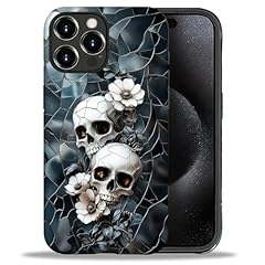 Skull Wild flowers Dark