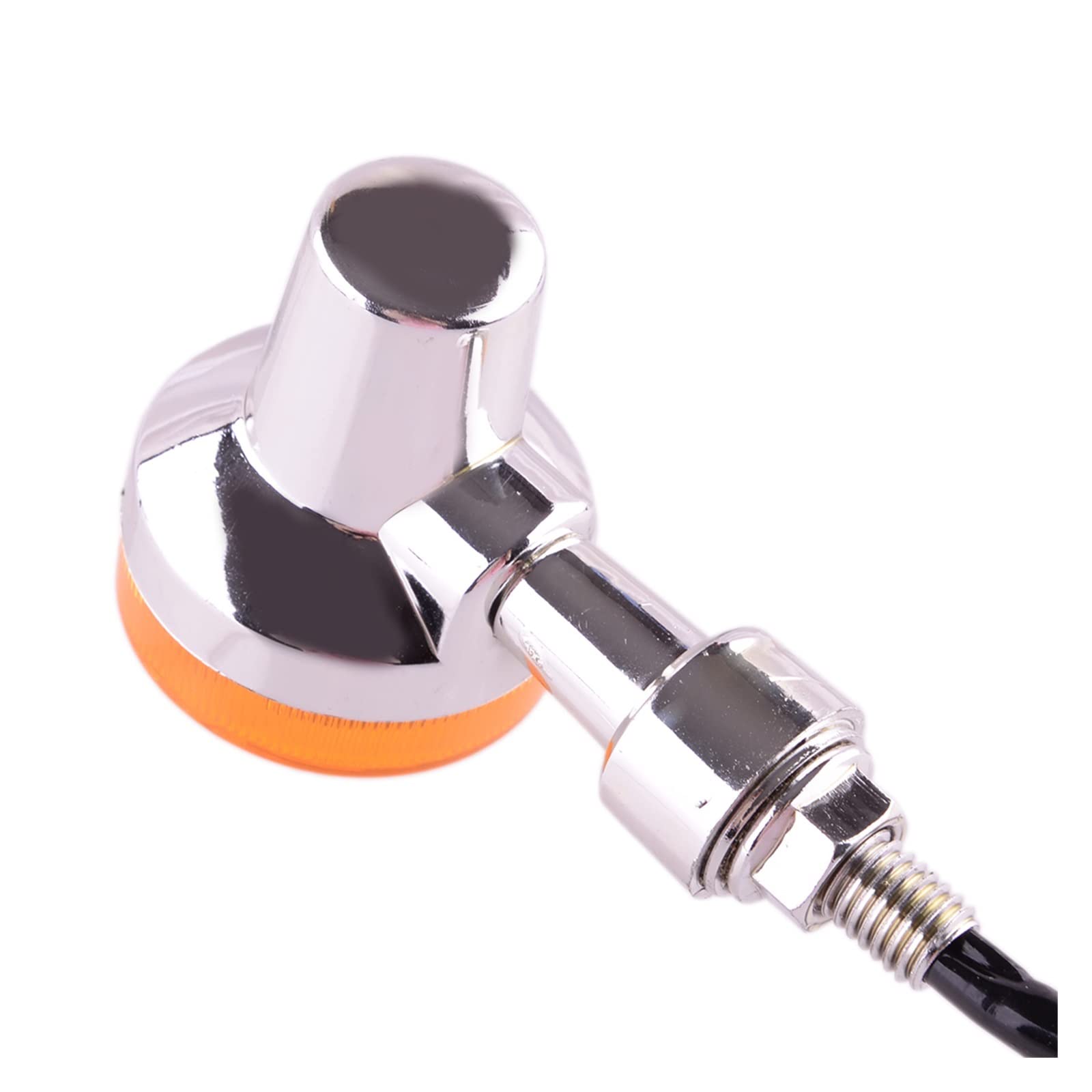 Clignotant Clignotants 4 Pièces 10mm 2 Fils Universel Moto Clignotant Lampe Ambre Clignotant Indicateur 12V Étanche