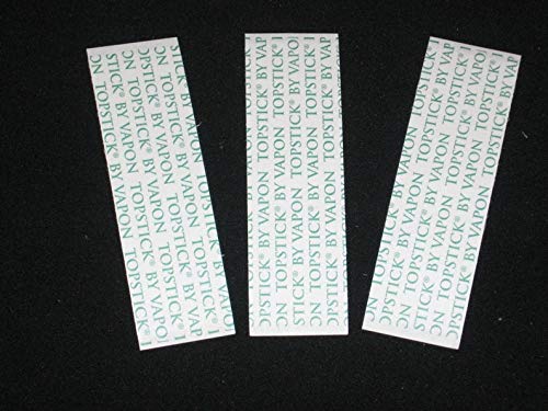 "TOP STICK BY VAPON" Adhésif Double Face Adhésif Hommes Système Cheveux Remplacement Toupee Perruque Extension Cheveux Bundles Tissage Fermeturentelle Contour Droite(36PCS x 1 Sac)