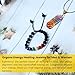HEALING ZONE 7 Chakra Bracelet and Necklace Set – Orgone Healing Pendant with Adjustable Cord – Handmade Crystal Jewelry for Men & Women – Reiki, Yoga, Meditation, Spiritual Gift