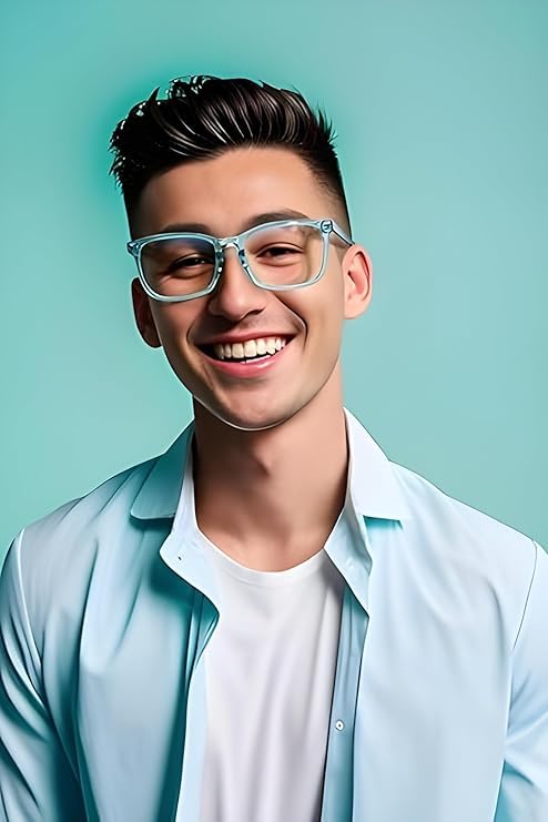 Image of IFLASH Zero Power Light Weight Computer Readers Blue Light Blocking Eye Glasses Men Women | Anti Glare UV Blu Ray light Filter Cut Reflection Protection Lens TR90 Frames