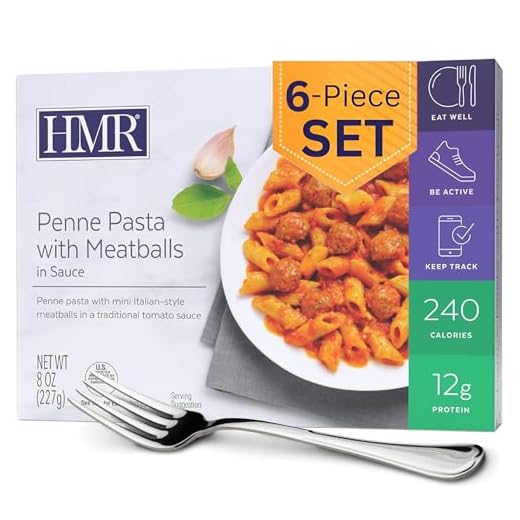 HMR Penne Pasta with Meatballs, 6 Meals