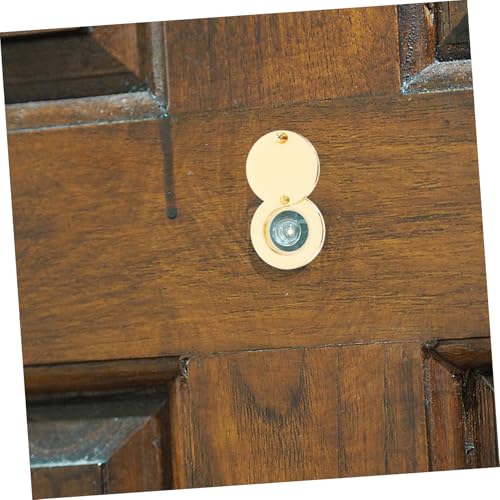 Vaguelly 2pcs Mirilla de Puerta de Ángulo Amplio con Cubierta de Privacidad, Placa Trasera de Ojo de Gato, Fácil Instalación miniatura 6