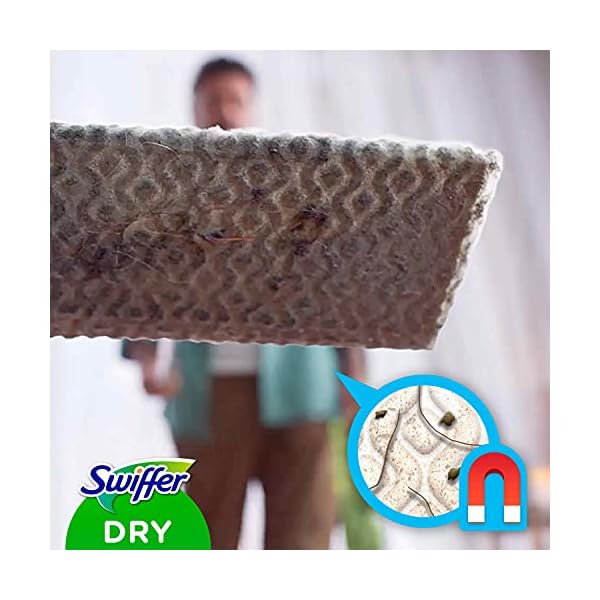 Swiffer Bodenwischer Trockene Bodentücher Wischer ideal gegen Staub, Tierhaare & Allergene – Bild 5