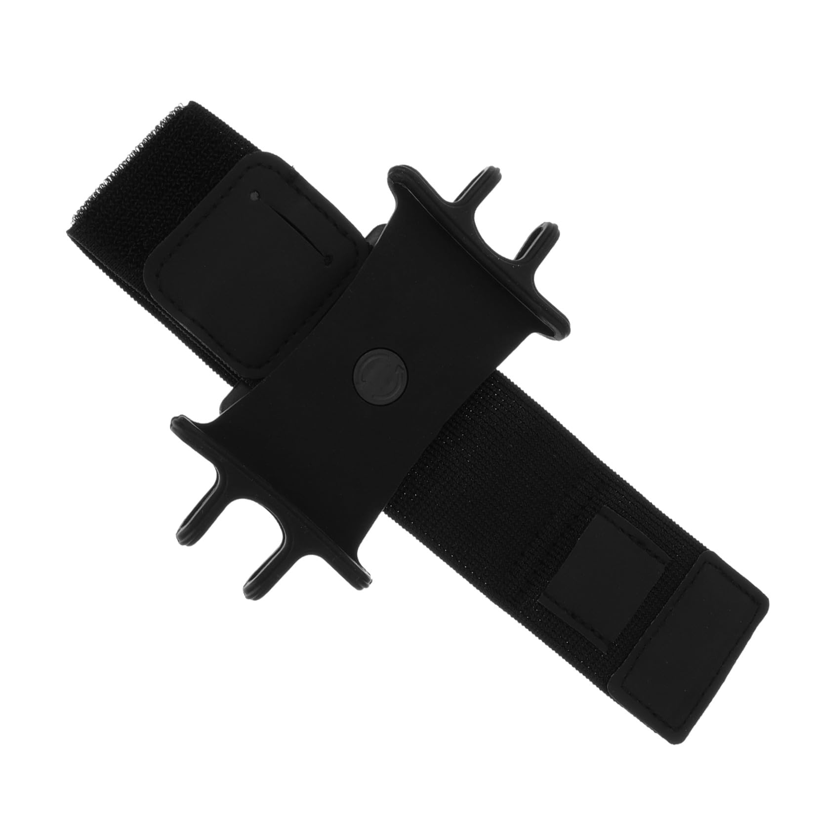 16 Pezzi braccialetto del cellulare polso del telefono porta cellulare da polso presa Cinghia del braccio per il telefono cinturino da polso per telefono nylon Black