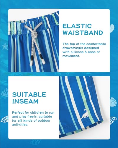 Image of SURF CUZ Boys Swim Trunks Toddler Swim Shorts UPF 50+ Bathing Suit for Boy Swimsuit Quick Dry Mesh Beach Boardshorts Swimwear