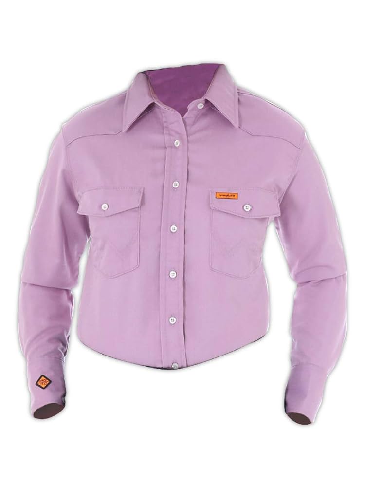 トップス ANGLAN Huge Check Work Shirt - Purple ANGLAN Huge Check Work Shirt - Purple