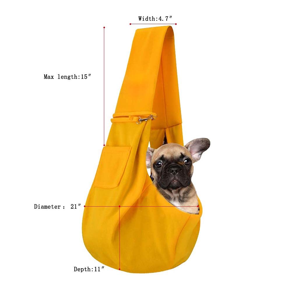 Borsa a tracolla per cani Pet Messenger Bag Supplies Tracolla Regolabile Puppy Sling Borse per animali domestici portatili entro 13 kg
