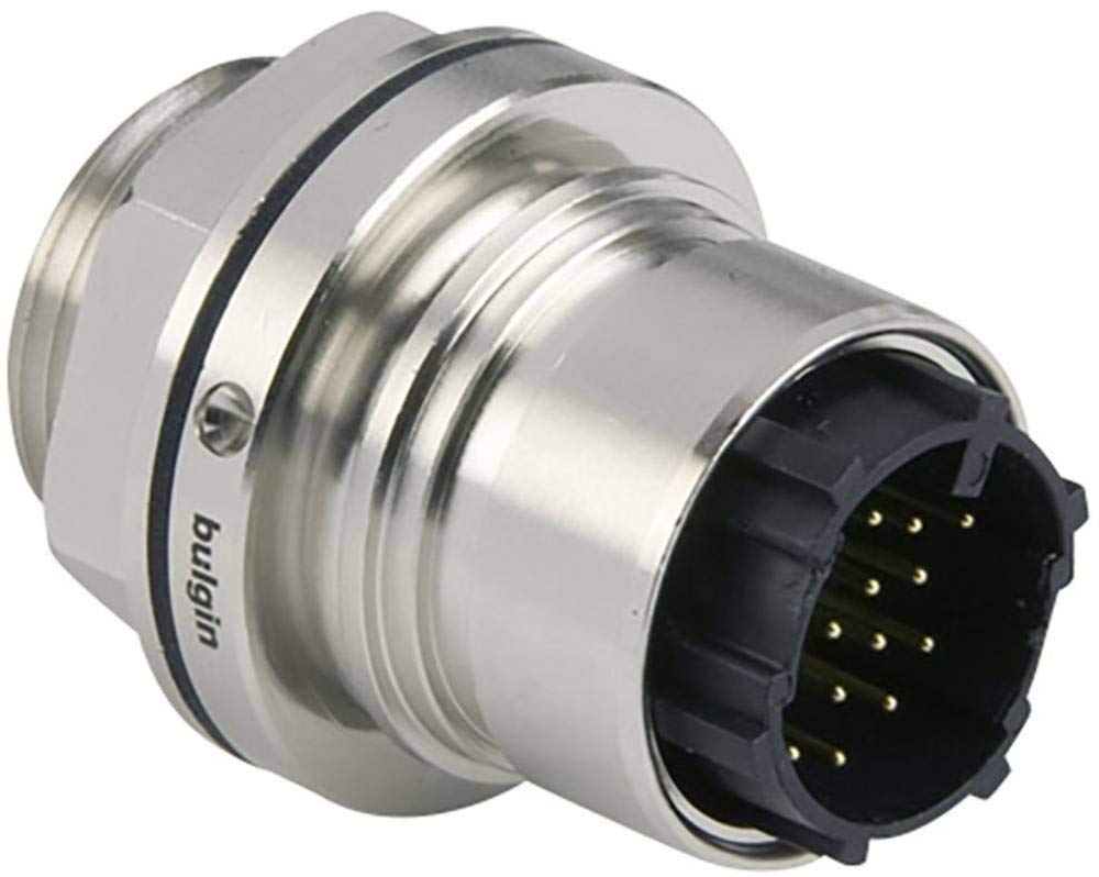 BulginPXM6012/16P/CR Rundsteckverbinder Stecker, Einbau Gesamtpolzahl: 16 Serie (Rundsteckverbinder