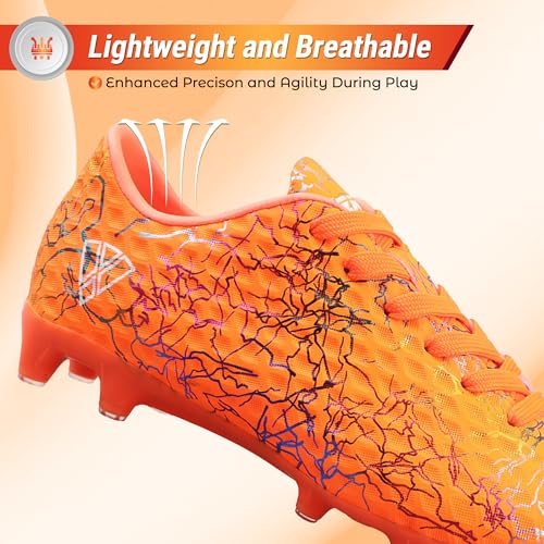 Vizari Zodiac Firm Ground Soccer Cleats Boys Girls | Lightweight & Durable Youth Football Shoes with Molded TPU Outsole | Outdoor Training & Matches3