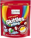 SKITTLES POP’D Original Freeze-Dried Candy, Crunchy Fruity Candy Snack for Sharing, Movie Nights & Parties, 155g