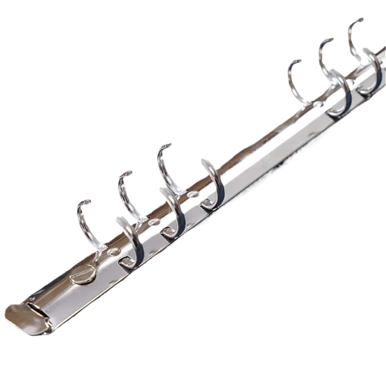 Clip foglie sciolte in metallo multicolore, Raccoglitore ad anelli A5 Meccanismo 4 a spirale metallica Vite Multi 19-30mm DiaryPlanner FileFolder(Brass 19mm)