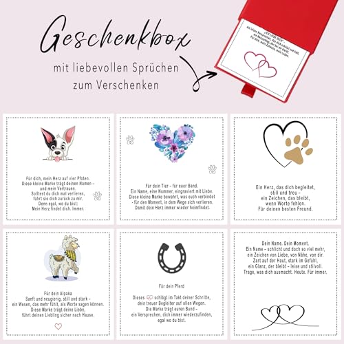 Natürliche Hundemarke aus Holz mit Gravur personalisiert | Echtes Rosenholz mit Rinde, geräuschlos am Halsband | Rückseite mit Telefonnummer, Adresse, Datum - Geschenk für Hundehalter