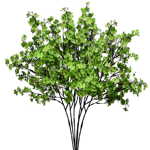 Image of Mandy's 6 Bundles Artificial Green Baby's Breath Flowers