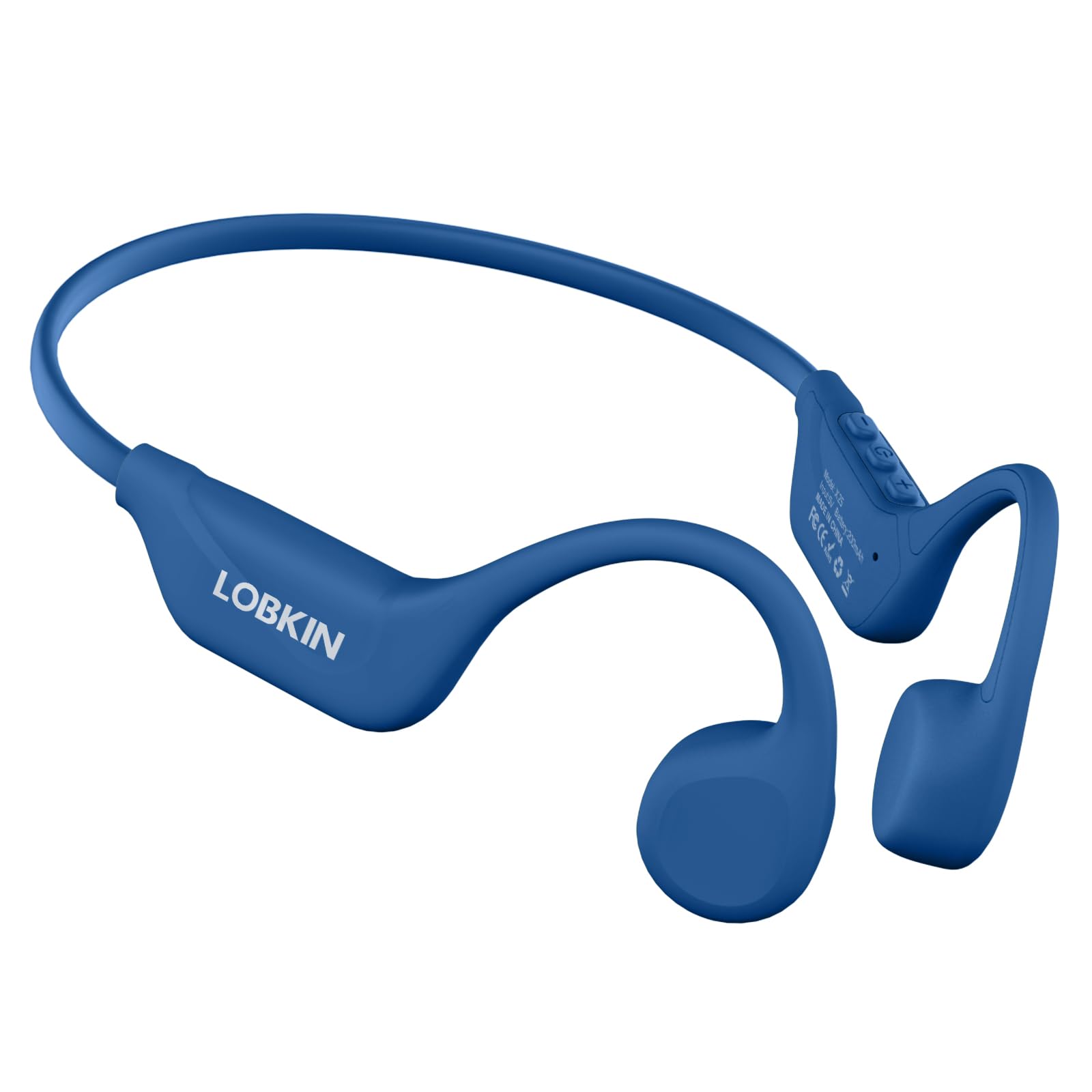 LOBKIN Casque Conduction Osseuse Bluetooth 5.4 Open Ear IPX5 - Écouteurs Sport 10 Heures Autonomie Noir